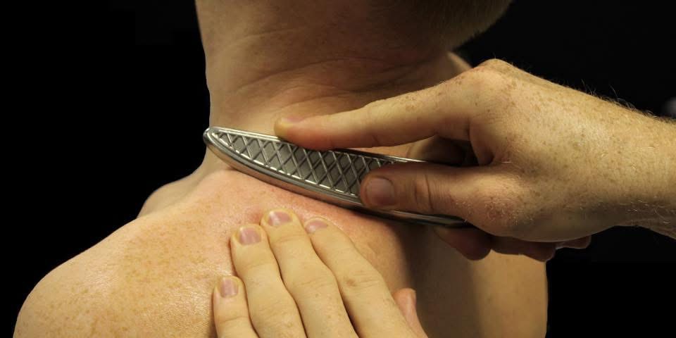 Instrument assisted soft tissue treatment using a specialised tool