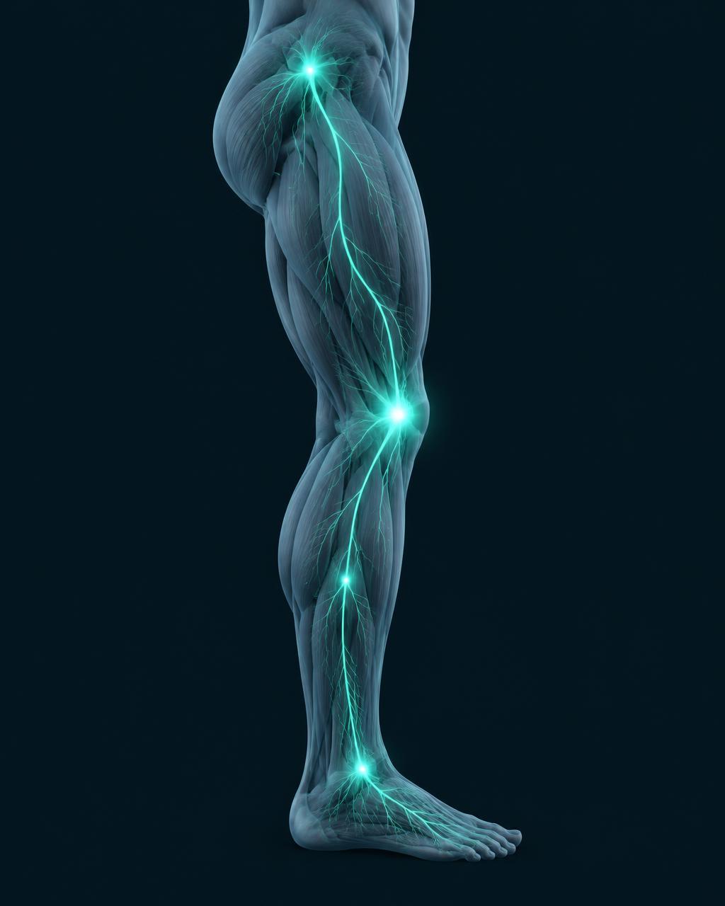 Knee and its connected movement chain